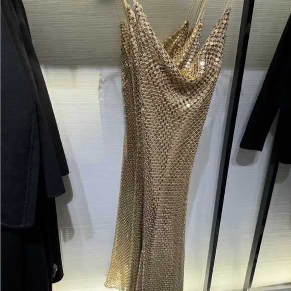 Zara MESH SLIP DRESS - Picture 15 of 15